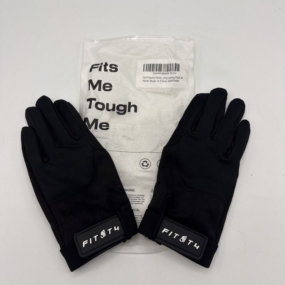 FitsT4 Sports Horse Riding Gloves Equestrian Women Fleece Lined Size Medium